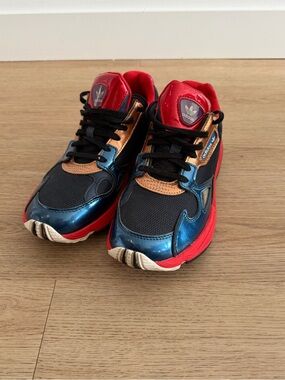 Adidas Multicolor Metallic Runner Sneakers - Red, Blue, Black